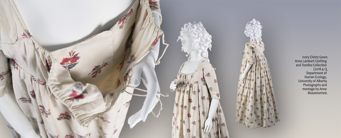 The Mid-1790s Chintz Gown - Anne Lambert Clothing and Textiles