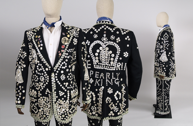 Black “Pearly King” Three-piece Suit
